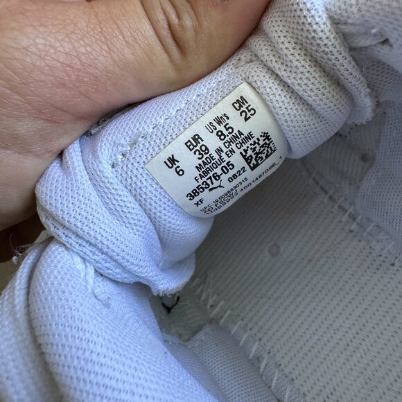 PUMA White & Black Sneakers Women’s Size 8.5 – Classic Casual Shoes - Picture 11 of 13